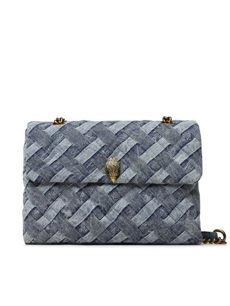 Kurt Geiger Torebka Large Kensington Soft 9796588669 Granatowy. Niebieskie torebki do ręki damskie Kurt Geiger, bez wzorów, z materiału, bez dodatków. Za 899.99 zł.