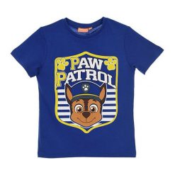 Koszulka w kolorze niebieskim. T-shirty dla chłopców Disney & Paw Patrol, z nadrukiem, z bawełny. W wyprzedaży za 19.95 zł.