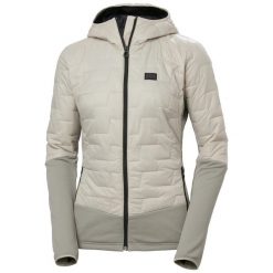 Damska kurtka puchowa Helly Hansen Lifaloft Hybrid Insulator. Szare kurtki damskie Helly Hansen, xl, bez wzorów, z elastanu, bez kaptura, narciarskie, primaloft. Za 598.00 zł.