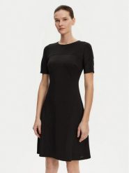 Calvin Klein Sukienka codzienna K20K208151 Czarny Regular Fit. Czarne sukienki damskie Calvin Klein, na co dzień, bez wzorów, z syntetyku, bez kołnierzyka, bez ramiączek, proste. Za 379.99 zł.