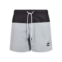 Szorty kąpielowe Urban Classics Block GT. Czarne krótkie spodenki sportowe męskie Urban Classics, m, bez wzorów, z materiału. Za 105.90 zł.