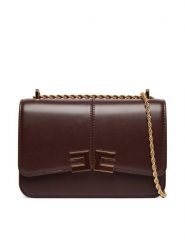 Elisabetta Franchi Torebka BS-91A-61E2-V390 Brązowy. Brązowe listonoszki damskie Elisabetta Franchi, bez wzorów, ze skóry, bez dodatków. Za 1,659.00 zł.