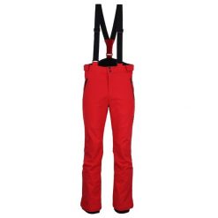 Spodnie narciarskie softshell Peak Mountain Ceprim. Czerwone spodnie snowboardowe męskie Peak Mountain, m, bez wzorów, z softshellu, narciarskie. Za 362.10 zł.