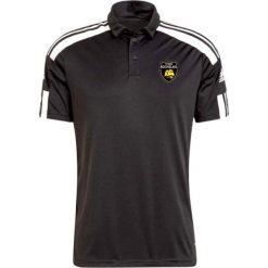 Koszulka polo do piłki nożnej męska Adidas Squadra 21 Polo z krótkim rękawem. Białe koszulki polo męskie Adidas, m, bez wzorów, sportowe, bez ramiączek. Za 97.30 zł.