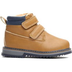 Camelowe Traperki Go Ahead. Brązowe buty zimowe chłopięce Born2be, z materiału. Za 69.99 zł.