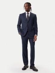 BOSS Garnitur H-Jeckson 50557261 Granatowy Regular Fit. Niebieskie garnitury męskie Boss, bez wzorów, z syntetyku. Za 2,399.00 zł.