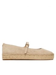 LAUREN RALPH LAUREN Espadryle 802P06401001 Beżowy. Brązowe espadryle damskie Lauren Ralph Lauren, bez wzorów, ze skóry, bez obcasa, bez zapięcia. Za 689.99 zł.