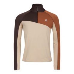 Koszulka termoaktywna Dare 2B Dignify III. Brązowe bluzy męskie Dare 2b, bez wzorów, bez kołnierzyka, bez ramiączek, trekkingowe. W wyprzedaży za 193.50 zł.