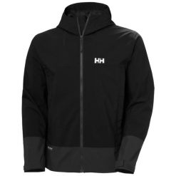 Kurtka wodoodporna z kapturem Helly Hansen Block. Czarne kurtki męskie Helly Hansen, na lato, l, bez wzorów, z materiału, z kapturem. Za 776.90 zł.