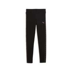 Młodzieżowe legginsy Essentials Tape PUMA. Brązowa legginsy damskie Puma, m, bez wzorów, z bawełny. Za 119.00 zł.