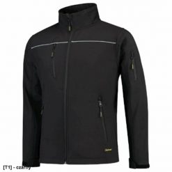 Kurtka męska TRICORP Luxury Softshell - ADLER - Luxury Softshell - Softshell kurtka unisex, 340 g/m, 100 % poliester czarny 5XL. Czarne kurtki męskie TRICORP, m, bez wzorów, z poliesteru, bez kaptura. Za 362.30 zł.