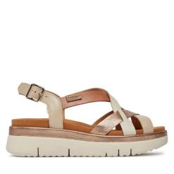 Sandały Pikolinos. Brązowe klapki damskie Pikolinos, bez wzorów, bez obcasa, na płaskiej podeszwie, bez zapięcia. Za 559.99 zł.