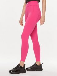 Guess Legginsy Deana V4RB09 MC04Z Różowy Slim Fit. Czerwone legginsy damskie Guess, xl, z aplikacjami, z syntetyku. Za 439.99 zł.