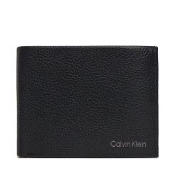 Portfel Calvin Klein. Czarne portfele męskie Calvin Klein, bez wzorów. Za 209.99 zł.