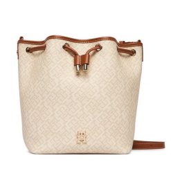 Torebka Tommy Hilfiger. Brązowe torebki do ręki damskie Tommy Hilfiger, bez wzorów, bez dodatków. Za 699.99 zł.