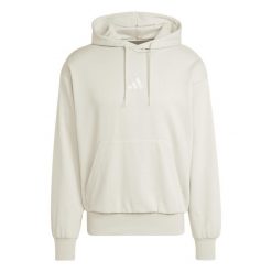 Bluza męska ADIDAS Essentials Feelcozy Fleece - beżowa. Brązowe bluzy męskie Adidas, m, bez wzorów, z bawełny. Za 178.99 zł.