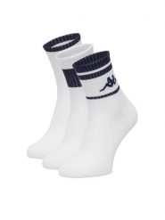 Kappa Skarpety długie CEO_KR_ANKLE_SS26 (3-PACK) Biały. Białe skarpety damskie Kappa, bez wzorów, z bawełny. Za 29.99 zł.