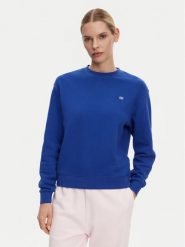 Tommy Hilfiger Bluza WW0WW45980 Niebieski Regular Fit. Niebieskie bluzy damskie Tommy Hilfiger, s, bez wzorów, z bawełny, bez kaptura. Za 239.99 zł.