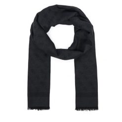Szal Guess. Szare szaliki i chusty damskie Guess, z aplikacjami. Za 194.99 zł.