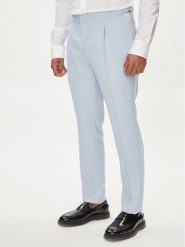 Hugo Spodnie materiałowe Getlin 242E1X 50513776 Błękitny Slim Fit. Niebieskie spodnie materiałowe męskie Hugo, m, bez wzorów, z materiału. Za 459.99 zł.
