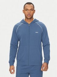 BOSS Bluza Mix&Match 50515313 Niebieski Regular Fit. Niebieskie bluzy męskie Boss, l, bez wzorów, z bawełny, bez kaptura. Za 319.99 zł.