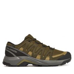Trekkingi Salomon. Zielone trekkingi męskie Salomon, trekkingowe, gore-tex. Za 449.99 zł.
