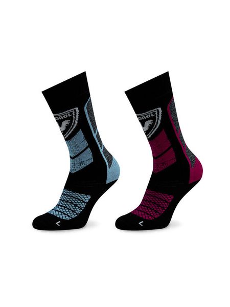 Rossignol Skarpety narciarskie Termotech 2P RLMWX05 Czarny. Czarne skarpety damskie Rossignol, bez wzorów, z materiału. Za 129.99 zł.