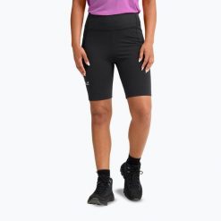 Spodenki trekkingowe damskie Jack Wolfskin Wildstride. Czarne szorty damskie Jack Wolfskin, m, bez wzorów, z elastanu. Za 249.99 zł.