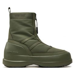 Śniegowce Moon Boot. Brązowe śniegowce i trapery damskie Moon Boot. Za 809.99 zł.