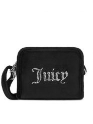 Juicy Couture Torebka BIJXT5468WPO Czarny. Czarne listonoszki damskie Juicy Couture, bez wzorów, z materiału, bez dodatków. Za 229.99 zł.