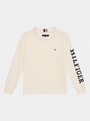 Tommy Hilfiger Sweter Monotype KB0KB08364 D Écru Regular Fit. Swetry dla chłopców Tommy Hilfiger, bez wzorów, z bawełny, bez kołnierzyka, bez kaptura. Za 469.99 zł.
