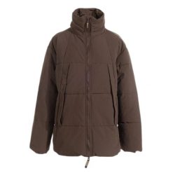 Damska kurtka puchowa Joma. Brązowe kurtki damskie Joma, s, bez wzorów, z materiału, bez kaptura. Za 186.50 zł.
