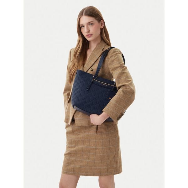 Torebka MICHAEL Michael Kors. Niebieskie torebki do ręki damskie MICHAEL Michael Kors, bez wzorów, bez dodatków. Za 761.99 zł.