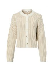 Opus Kardigan damski - Delsie Kobiety Bawełna beżowy|biały w paski, 36. Białe kardigany damskie Opus, bez wzorów, z bawełny, długie. Za 449.95 zł.