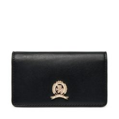 Portfel Tommy Hilfiger. Czarne portfele damskie Tommy Hilfiger, bez wzorów. Za 259.99 zł.