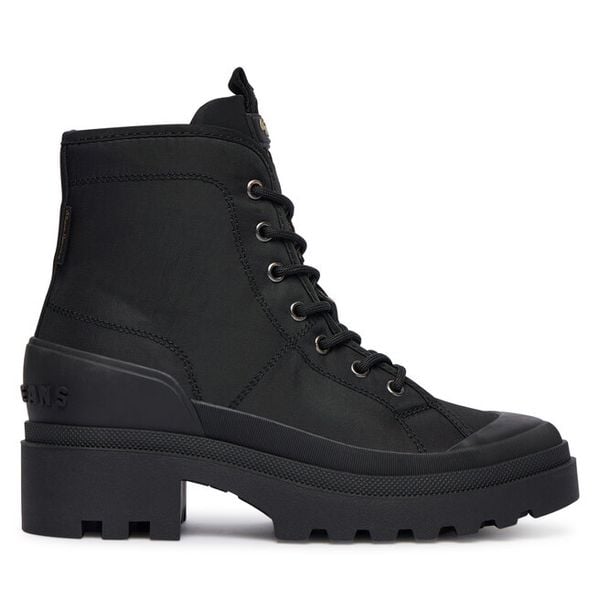 Trapery Pepe Jeans. Czarne śniegowce i trapery damskie Pepe Jeans, z jeansu. Za 269.99 zł.