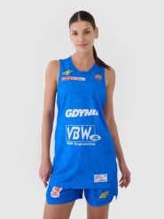 4F Koszulka meczowa replika wyjazdowa z sezonu 2024/25 damska 4F x VBW Arka Gdynia - multikolor L. Koszulki sportowe damskie 4f, l, bez wzorów, z dzianiny, bez kołnierzyka, bez ramiączek, na fitness i siłownię. Za 199.99 zł.