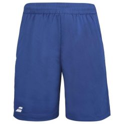 Spodenki sportowe chłopięce Babolat Play Short Boy. Niebieskie szorty dla chłopców BABOLAT, bez wzorów, sportowe. Za 129.99 zł.