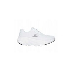 BUTY damskie SKECHERS GO RUN 129368-WBK do biegania sport wygodne 37,5. Białe obuwie sportowe damskie Skechers, bez wzorów, do biegania. Za 319.00 zł.