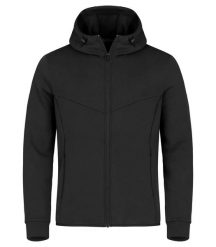 Clique Hayden kurtka z kapturem z tkaniny air-layer, czarna – Black. Czarne kurtki męskie CLIQUE, m, bez wzorów, z elastanu, z kapturem. Za 248.45 zł.