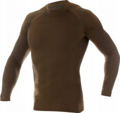 Brubeck LS14860 Bluza męska Ranger Thermo khaki M. Brązowe bluzy męskie Brubeck, m, bez wzorów, bez kaptura. Za 230.94 zł.