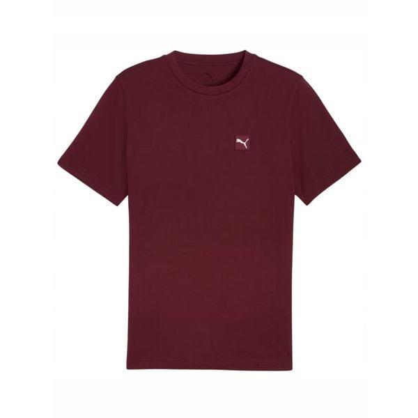 Koszulka na co dzień Męska Puma T-Shirt Bawełniana Sportowa. Czerwone koszulki sportowe męskie Puma, m, bez wzorów, z bawełny, bez kołnierzyka, bez ramiączek, trekkingowe. Za 119.00 zł.