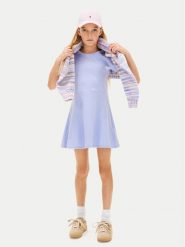 Tommy Hilfiger Sukienka codzienna Skater KG0KG09284 Niebieski Regular Fit. Niebieskie sukienki dla dziewczynek Tommy Hilfiger, bez wzorów, z bawełny, bez ramiączek. Za 289.99 zł.
