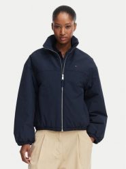 Tommy Jeans Kurtka przejściowa DW0DW22908 Granatowy Regular Fit. Niebieskie kurtki damskie Tommy Jeans, m, bez wzorów, z jeansu, bez kaptura. Za 649.99 zł.