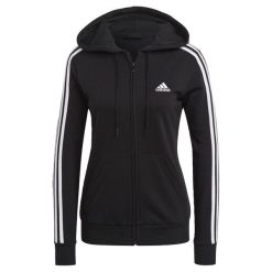 Bluza z Kapturem I Suwakiem Na Całej Długości Essentials 3-Stripes Rozmiar XL C…. Białe bluzy damskie Adidas, xl, bez wzorów, z kapturem. Za 274.50 zł.
