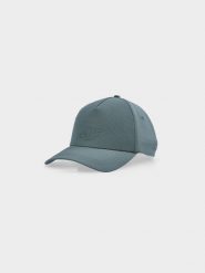 4F Czapka z daszkiem strapback męska - zielona L. Zielone czapki i kapelusze męskie 4f, na lato, z aplikacjami, z syntetyku, klasyczne. W wyprzedaży za 39.99 zł.