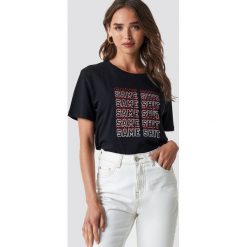 NA-KD T-shirt oversize Same Shit - Black. T-shirty damskie marki NA-KD. W wyprzedaży za 36.47 zł.