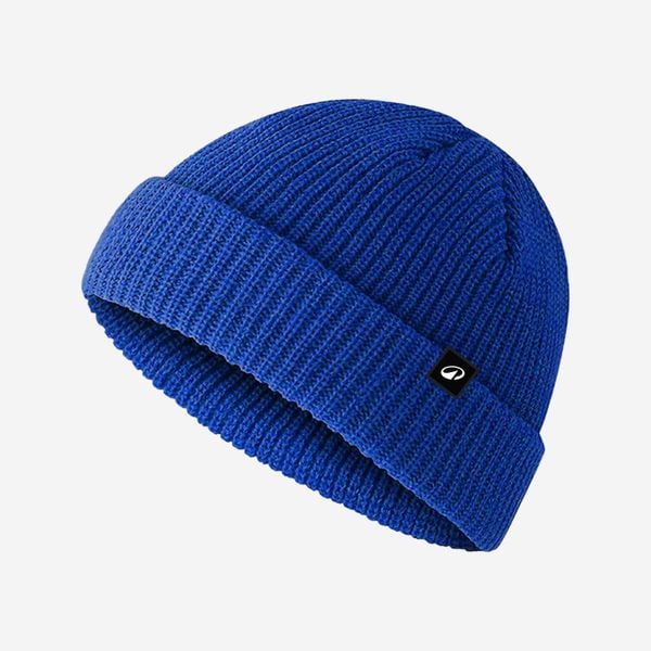 Czapka narciarska dla dorosłych Wedze Docker FR 500. Niebieskie czapki i kapelusze damskie WED'ZE, na zimę, bez wzorów, z materiału, sportowe. Za 49.99 zł.