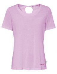 Funktionsshirt W Skomer T-Shirt II. Czerwone t-shirty damskie Vaude, bez wzorów, z poliesteru, klasyczne, bez kołnierzyka. Za 169.00 zł.