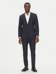 HUGO Garnitur Henry/Getlin232X 50530116 Granatowy Slim Fit. Niebieskie garnitury męskie Hugo, bez wzorów, z syntetyku. Za 1,599.00 zł.